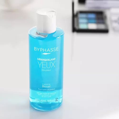 Byphasse Kímélő sminklemosó szemkörnyékre búzavirág kivonattal 200ml