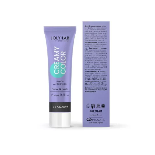 JolyLab Professzionális szemöldökfesték és szempillafesték graphit/grafit 15ml