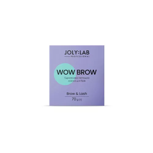 JolyLab Professzionális hydrogel peptid maszk szemöldökre 70g