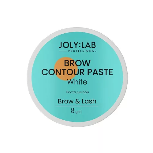 JolyLab eyebrow paste - professzionális kontúr tervező paszta - fehér 8g