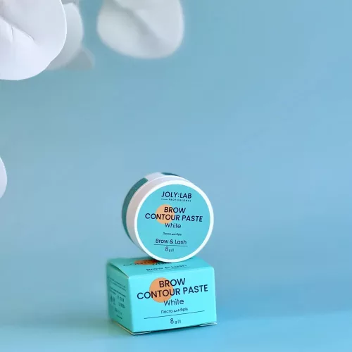 JolyLab eyebrow paste - professzionális kontúr tervező paszta - fehér 8g
