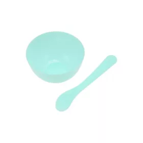 Keverőtál arcmaszkhoz spatulával - green 1db