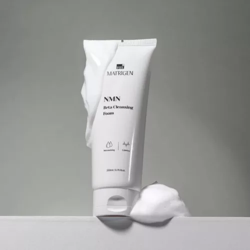 Matrigen NMN & NAD+ Beta Cleansing Foam – NMN & NAD+ bőrfiatalító & hidratáló tisztító hab 200ml