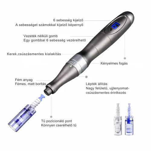 Matrigen Meso400 Dermapen Mikro- és Nano tűs Bőrfiatalító Készülék 1db