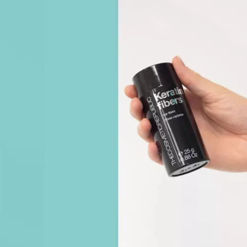 TCR Keratin Fiber - 2in1 hajépítő keratin szál és hajdúsító por - grey/szürke 25g